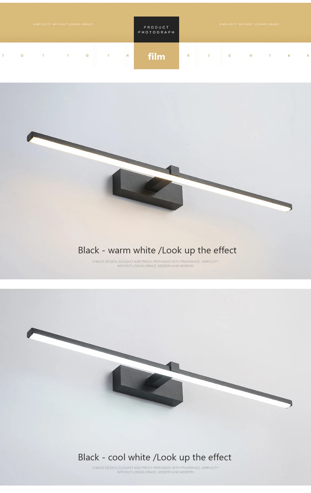Hocozy - Modern Aluminum LED Wall Light for Bathroom - light accessoires lamp led modern sensor solar decor waterproof wireless wall