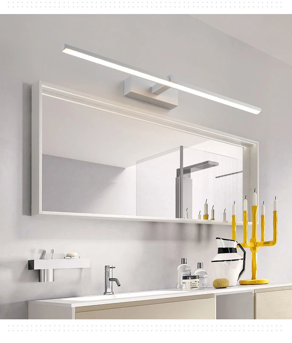 Hocozy - Modern Aluminum LED Wall Light for Bathroom - light accessoires lamp led modern sensor solar decor waterproof wireless wall