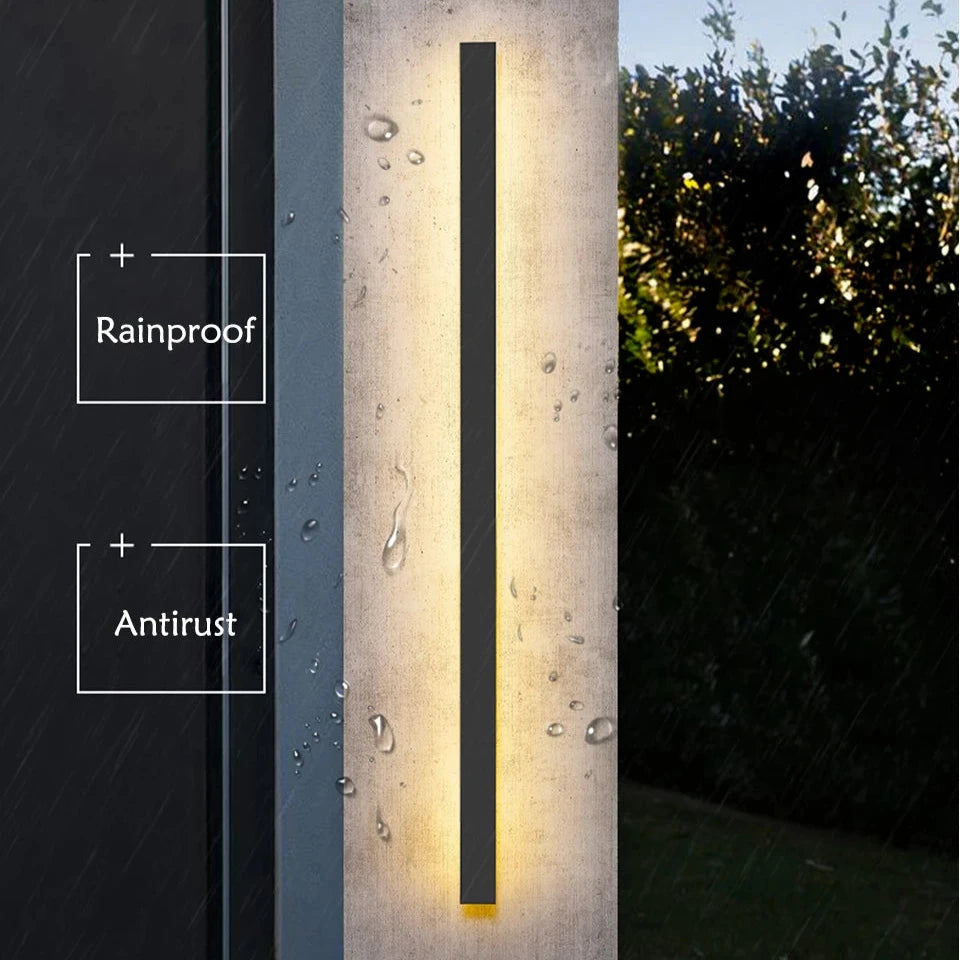 Hocozy - LED Outdoor Wall Light for Patio and Garage Door - light accessoires lamp led modern sensor solar decor waterproof wireless wall