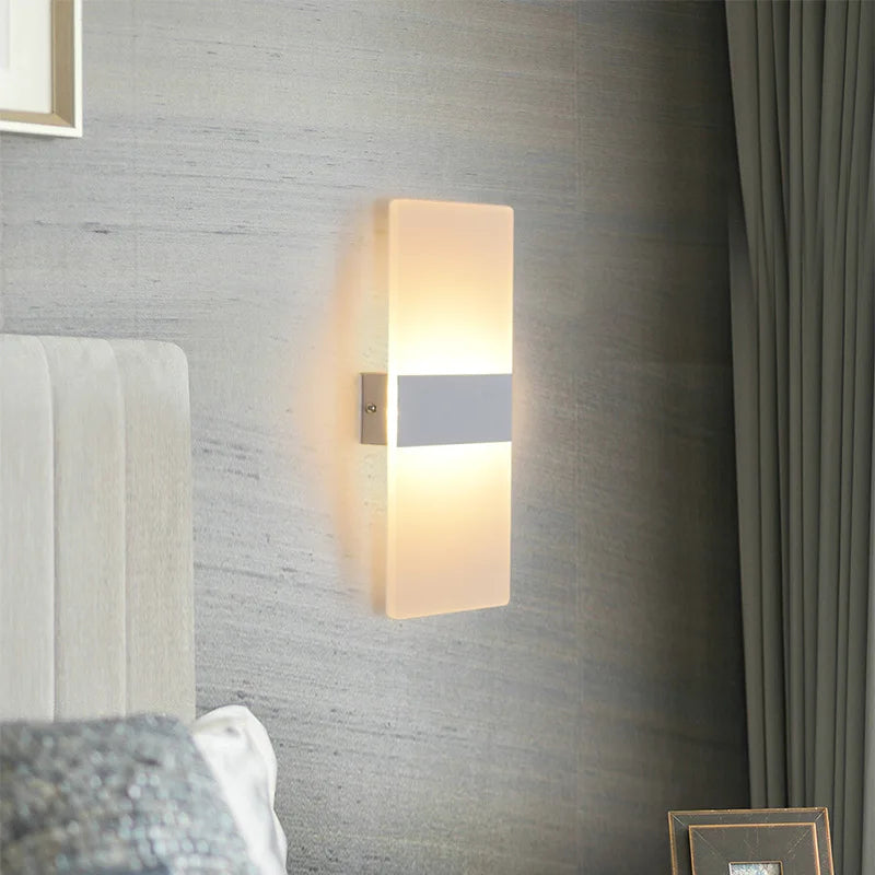 Hocozy - Minimalist Acrylic Wall Lamp - light accessoires lamp led modern sensor solar decor waterproof wireless wall