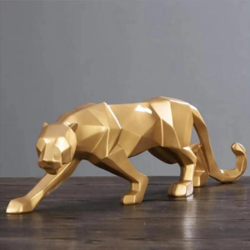 Hocozy - Large Panther Statue - decor statue ornament home office decoration bull