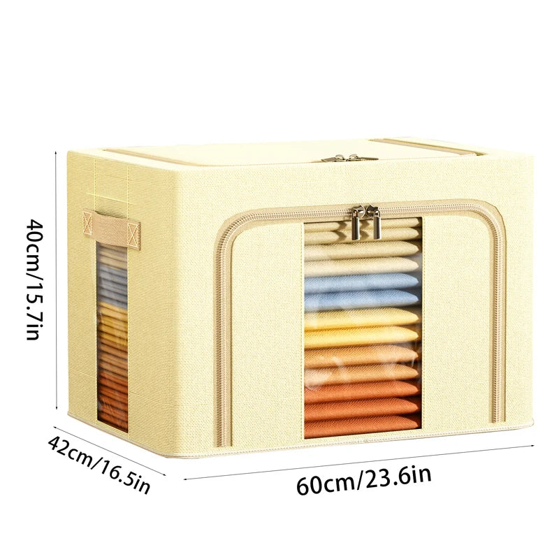 Hocozy - Two-way Zipper Storage Box - big clothes bag storage box organizer sock hanger hook travel set under bed