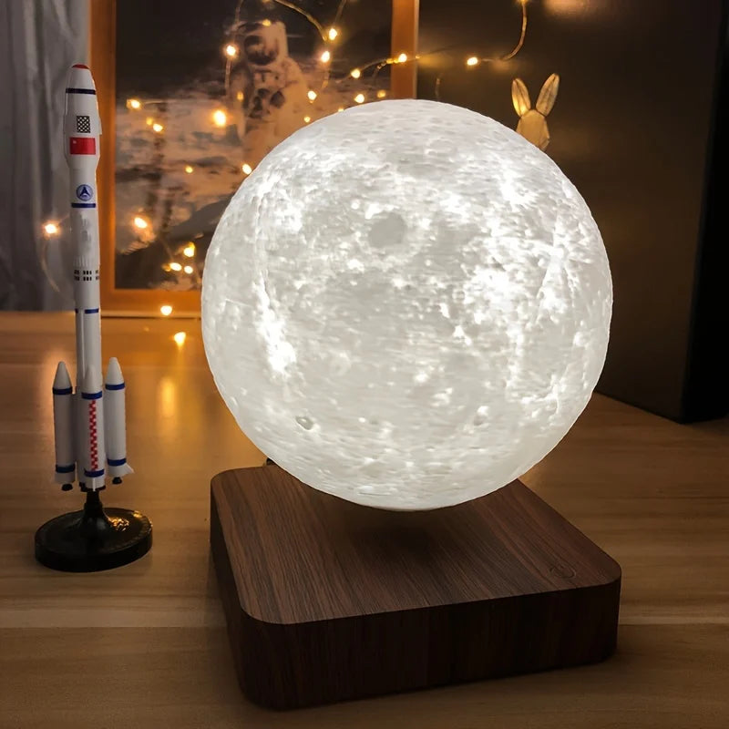 Hocozy - Levitating Moon Night Light - light accessoires lamp led modern sensor solar decor waterproof wireless wall