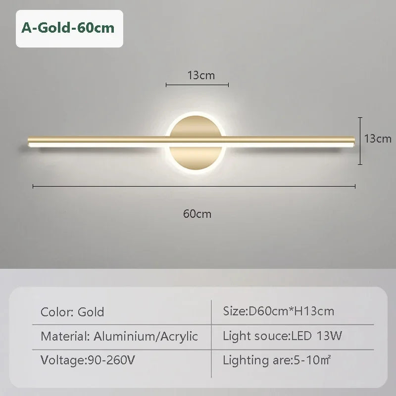 Hocozy - Modern LED Wall Light for Bathroom - light accessoires lamp led modern sensor solar decor waterproof wireless wall