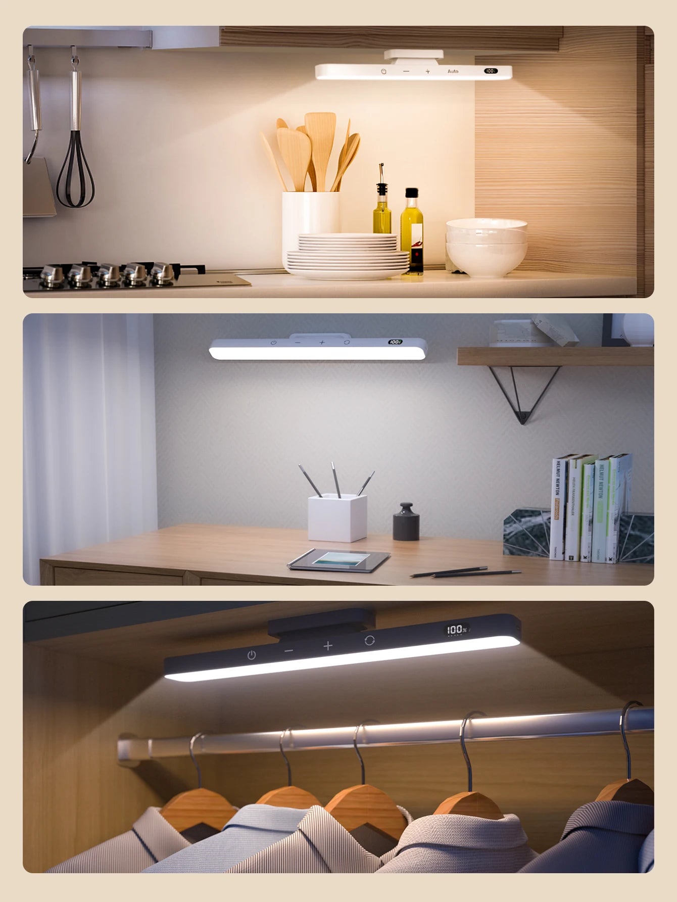 Hocozy - Touch Magnetic Desk Lamp with Rechargeable Battery - light accessoires lamp led modern sensor solar decor waterproof wireless wall