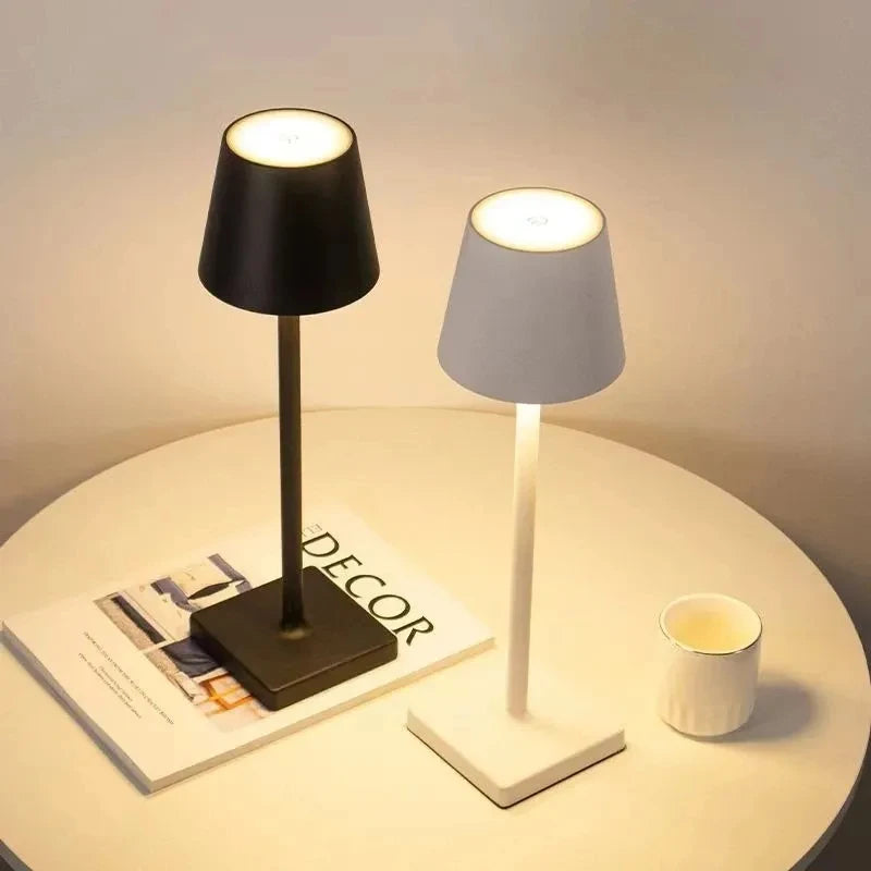 Hocozy - Wireless Touch Switch Bedside Lamp - light accessoires lamp led modern sensor solar decor waterproof wireless wall