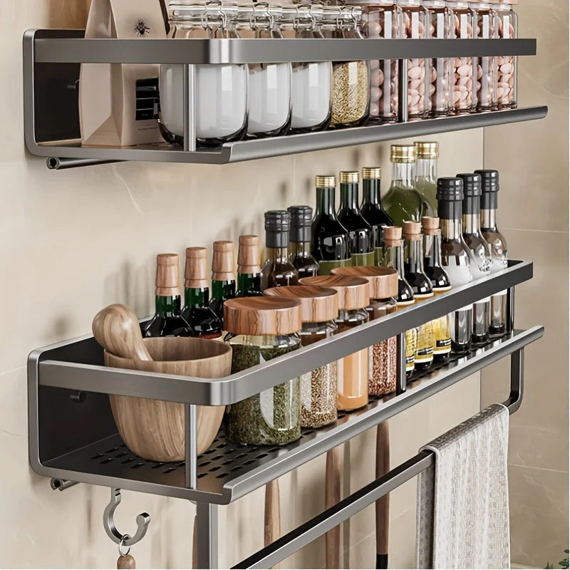 Hocozy - Shelf for Kitchen Spice Storage - kitchen Storage organizer drawer dish rack drying cabinet pot pan holder
