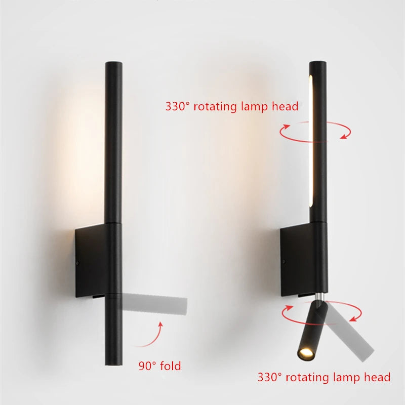 Hocozy - Rotatable Bedside Wall Lamp -