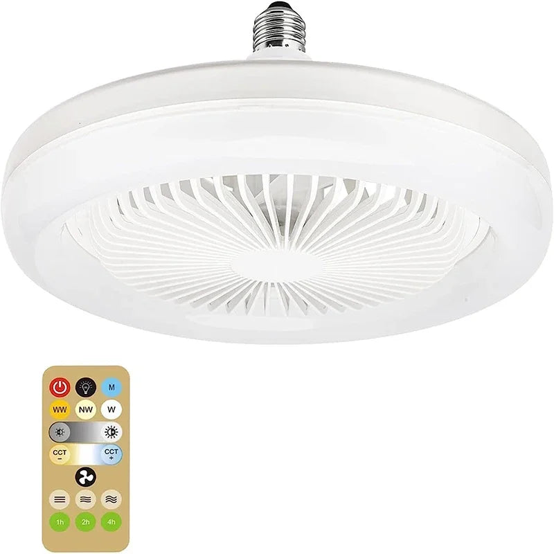 Hocozy - 3-in-1 Ceiling Fan with Light and Remote Control - light accessoires lamp led modern sensor solar decor waterproof wireless wall