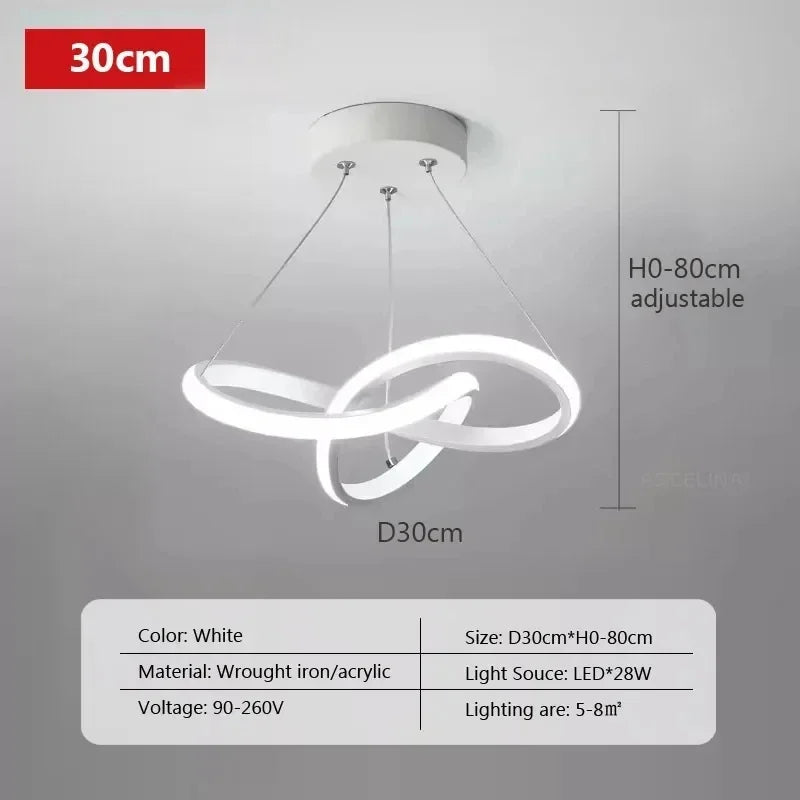 Hocozy - Nordic LED Ceiling Pendant Lamp - light accessoires lamp led modern sensor solar decor waterproof wireless wall