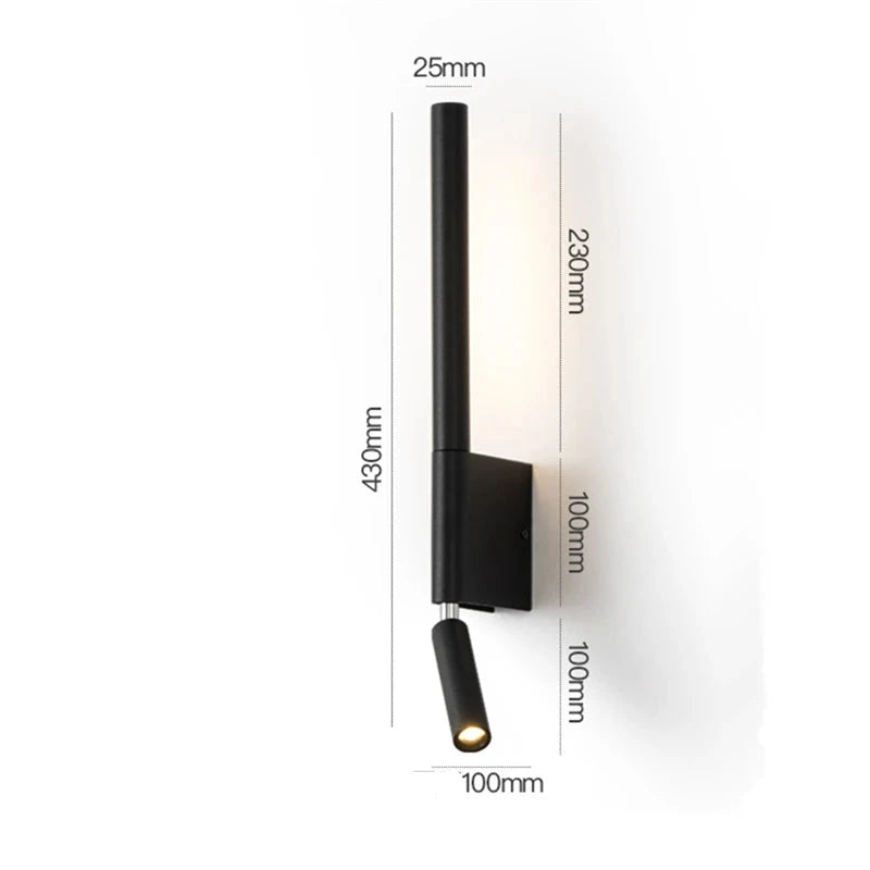 Hocozy - Rotatable Bedside Wall Lamp -