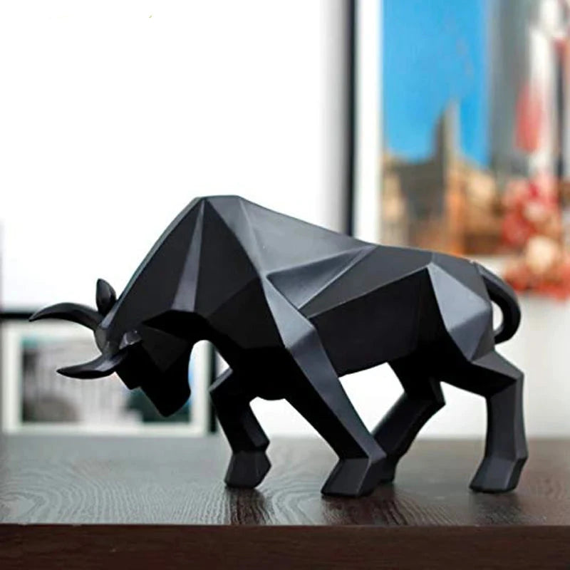 Hocozy - Resin Bull Statue - decor statue ornament home office decoration bull