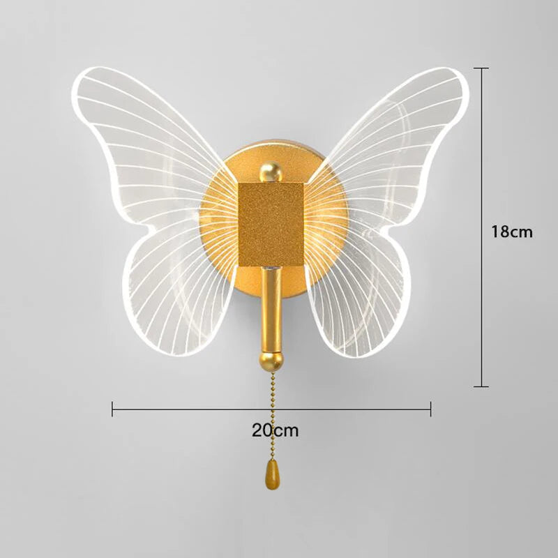 Hocozy - Butterfly Pendant Light - light accessoires lamp led modern sensor solar decor waterproof wireless wall