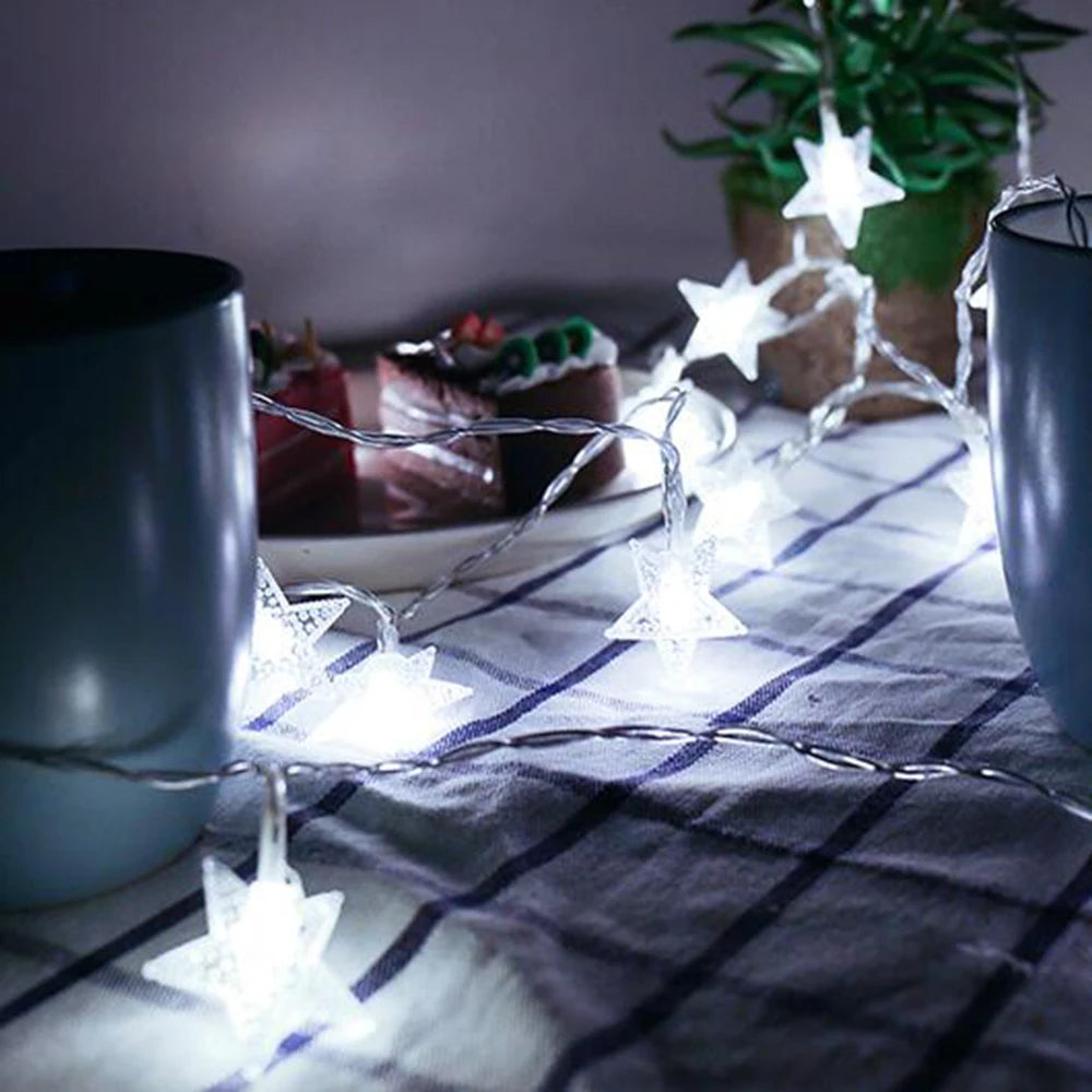 Hocozy - Star LED String Lights for Decorations - light accessoires lamp led modern sensor solar decor waterproof wireless wall