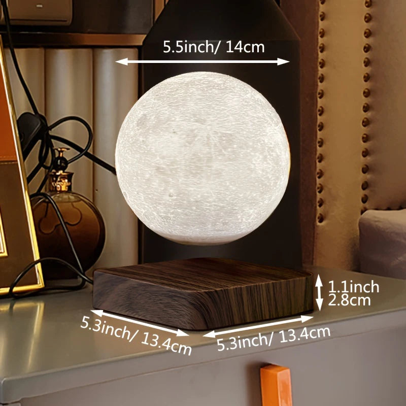 Hocozy - Levitating Moon Night Light - light accessoires lamp led modern sensor solar decor waterproof wireless wall