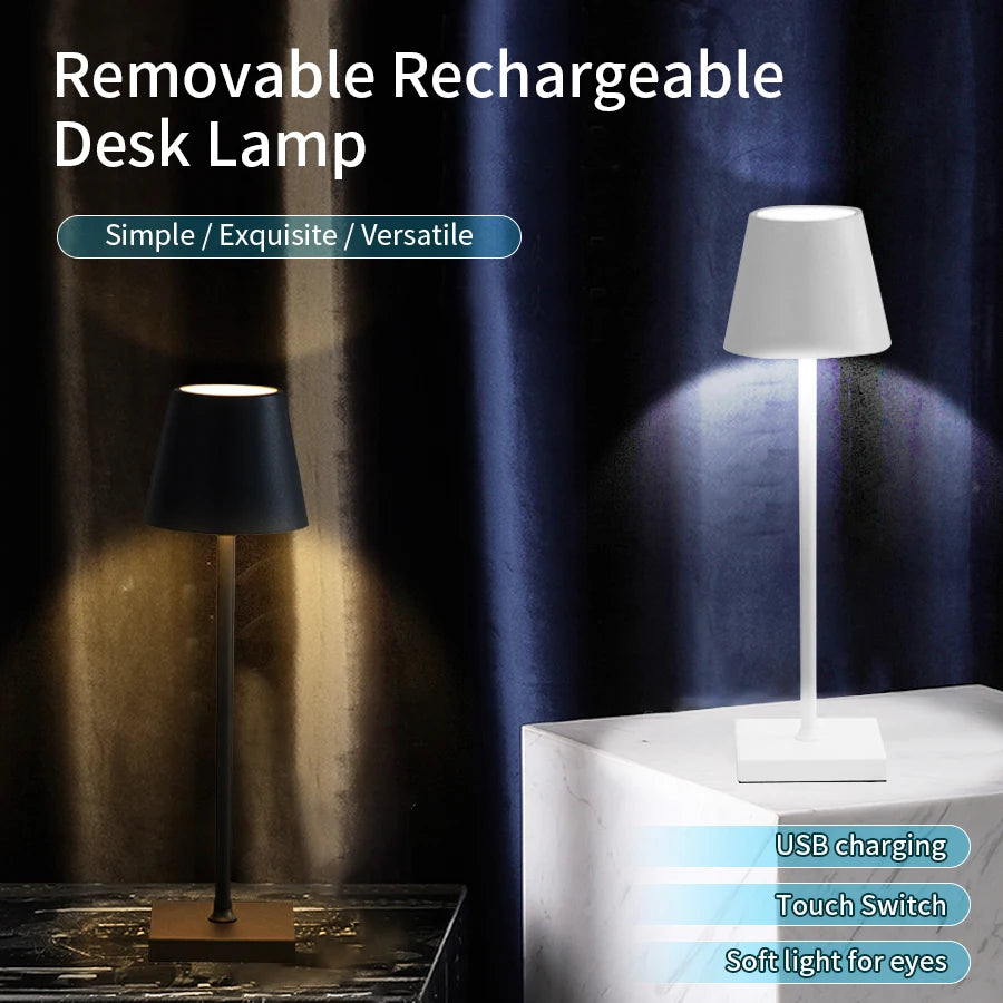 Hocozy - Wireless Touch Switch Bedside Lamp - light accessoires lamp led modern sensor solar decor waterproof wireless wall