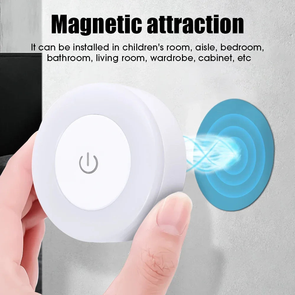 Hocozy - Portable Touch Sensor Night Light - light accessoires lamp led modern sensor solar decor waterproof wireless wall