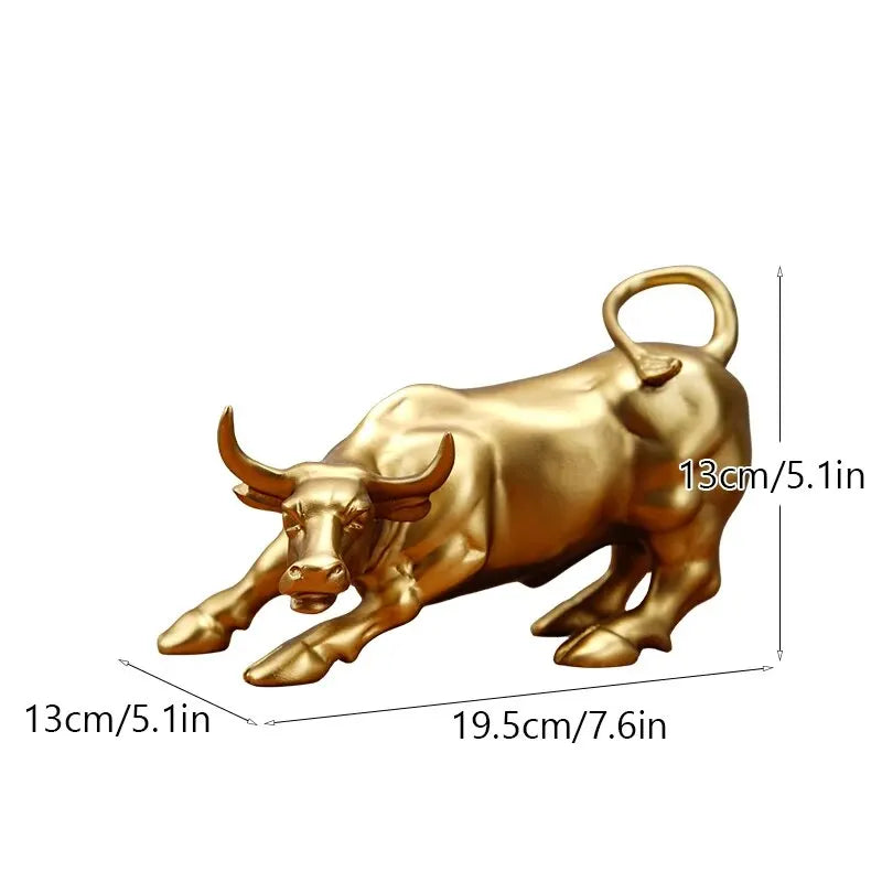Hocozy - Charging Bull for Home or Office Decoration - decor statue ornament home office decoration bull