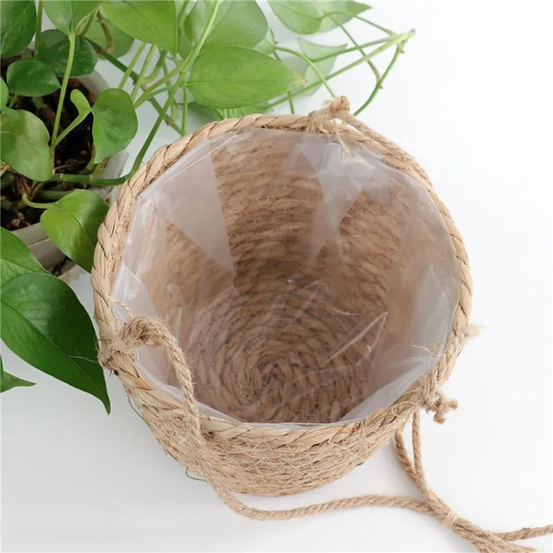 Hocozy - Garden Hanging Planter - garden plant kits watering pot irrigation hand tools netting hanging stick ties green balcony