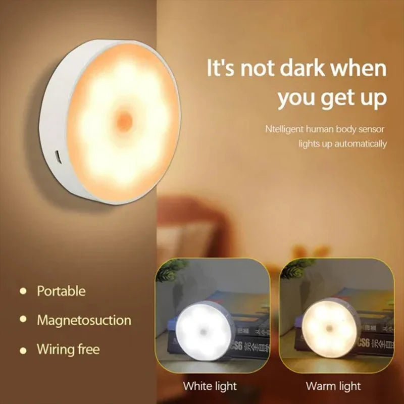 Hocozy - Motion Sensor LED Night Light - light accessoires lamp led modern sensor solar decor waterproof wireless wall