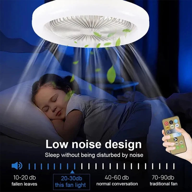 Hocozy - 3-in-1 Ceiling Fan with Light and Remote Control - light accessoires lamp led modern sensor solar decor waterproof wireless wall