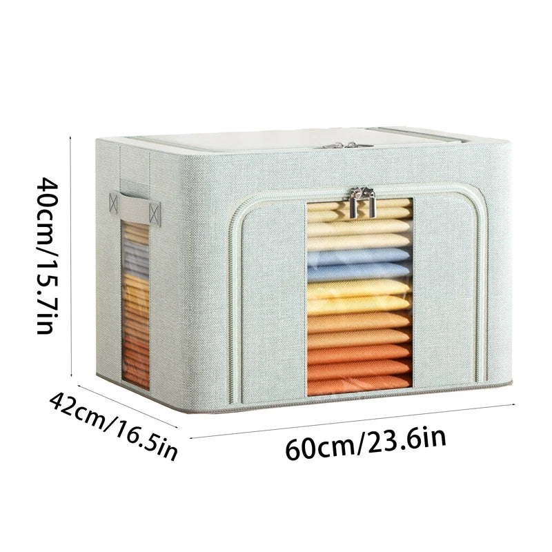 Hocozy - Two-way Zipper Storage Box - big clothes bag storage box organizer sock hanger hook travel set under bed