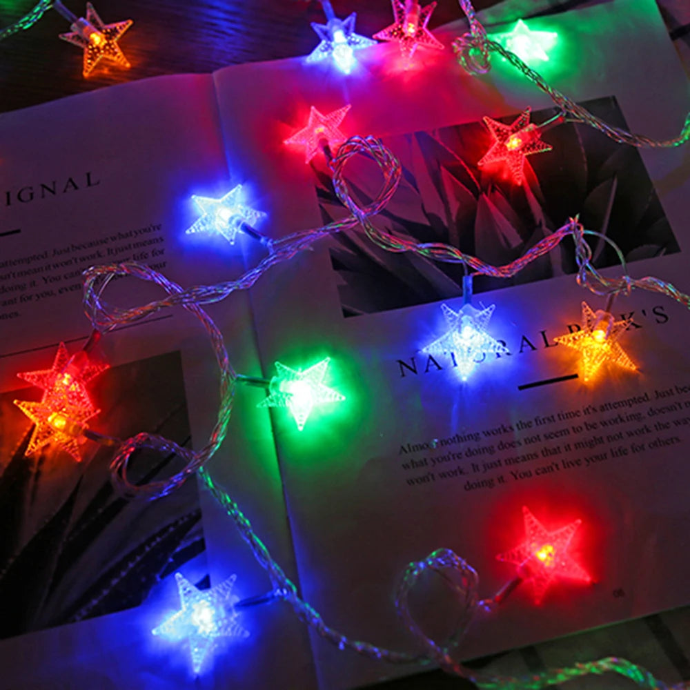 Hocozy - Star LED String Lights for Decorations - light accessoires lamp led modern sensor solar decor waterproof wireless wall