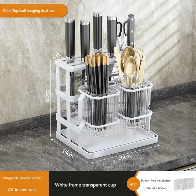 Hocozy - Kitchen Chopstick Holder and Knife Rack - kitchen Storage organizer drawer dish rack drying cabinet pot pan holder