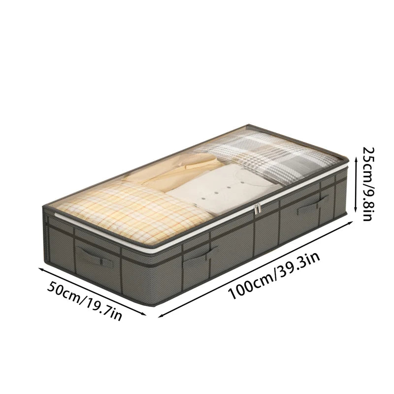 Hocozy - Organizer Storage Bag for Under Bed - big clothes bag storage box organizer sock hanger hook travel set under bed