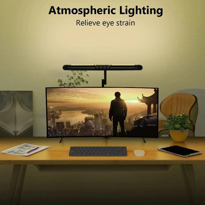 Hocozy - LED Desk Lamp with a Clamp - light accessoires lamp led modern sensor solar decor waterproof wireless wall