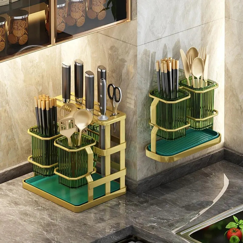 Hocozy - Kitchen Chopstick Holder and Knife Rack - kitchen Storage organizer drawer dish rack drying cabinet pot pan holder