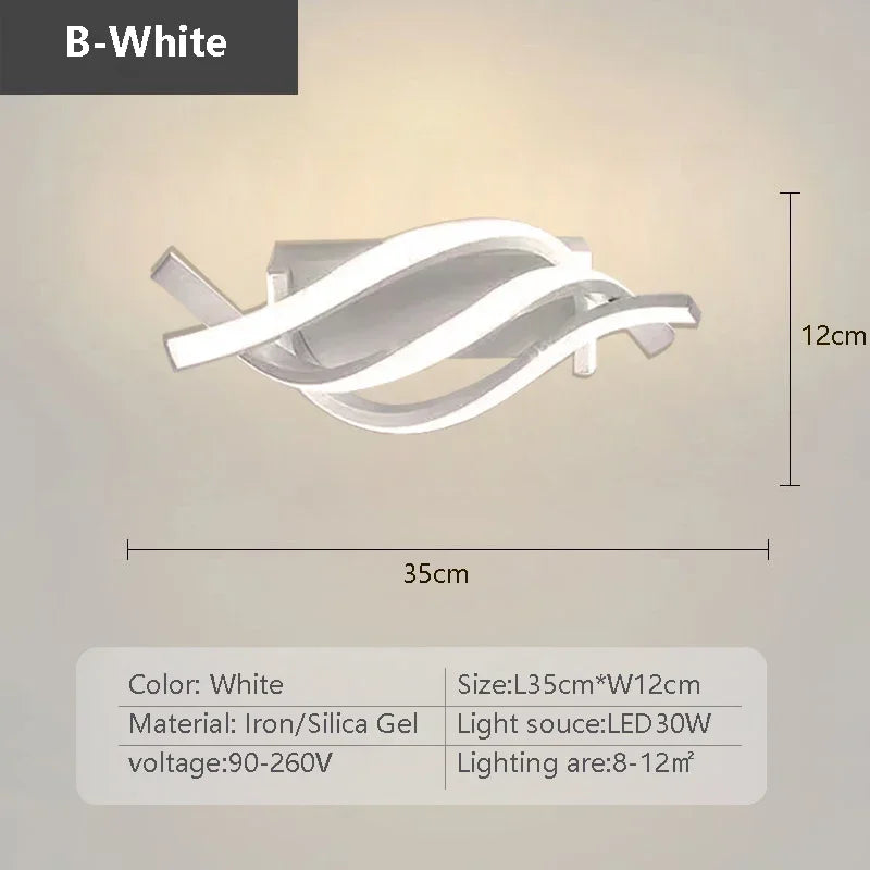 Hocozy - Modern LED Ceiling Light for Hallways and Corners - light accessoires lamp led modern sensor solar decor waterproof wireless wall