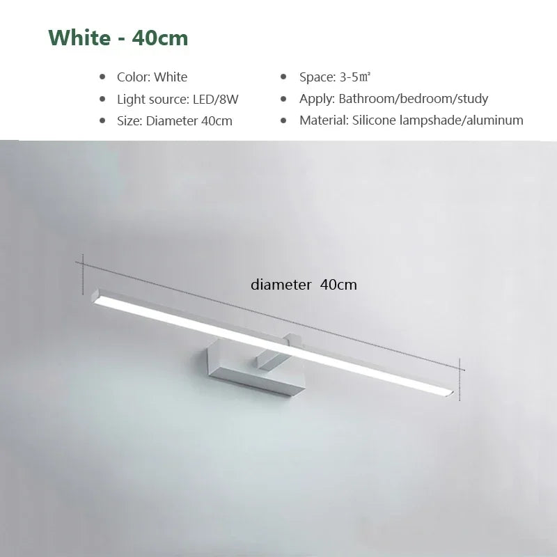 Hocozy - Modern Aluminum LED Wall Light for Bathroom - light accessoires lamp led modern sensor solar decor waterproof wireless wall