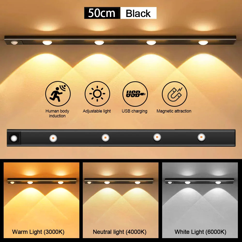Hocozy - Motion Sensor Wireless Light - light accessoires lamp led modern sensor solar decor waterproof wireless wall