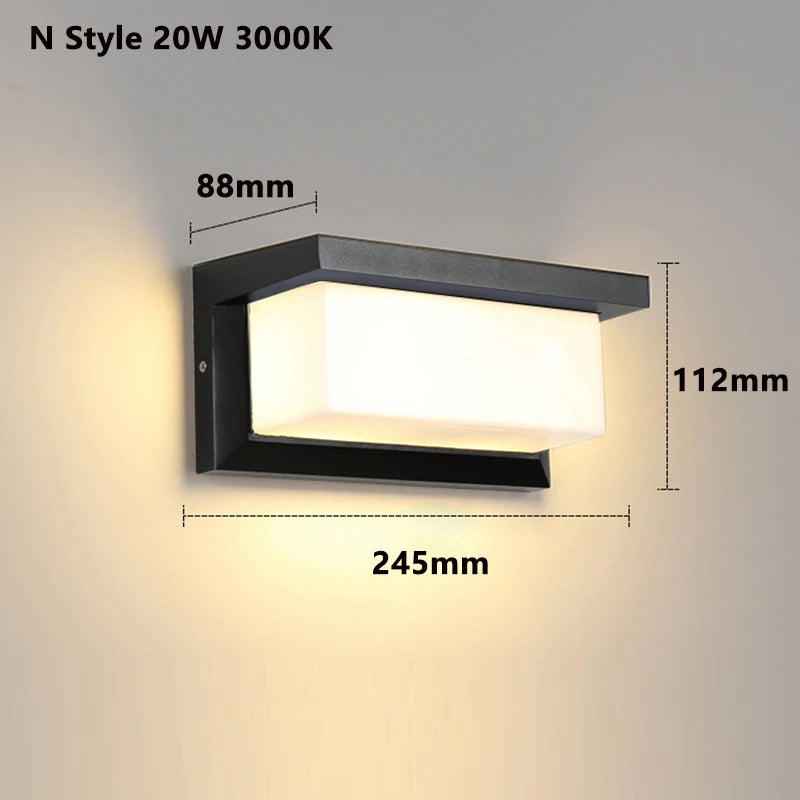 Hocozy - Waterproof Motion Sensor Outdoor LED Lights - light accessoires lamp led modern sensor solar decor waterproof wireless wall