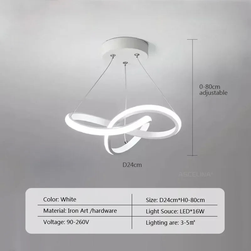 Hocozy - Nordic LED Ceiling Pendant Lamp - light accessoires lamp led modern sensor solar decor waterproof wireless wall