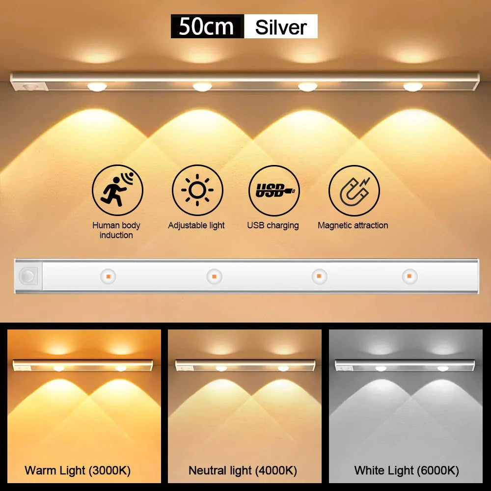 Hocozy - Motion Sensor Wireless Light - light accessoires lamp led modern sensor solar decor waterproof wireless wall