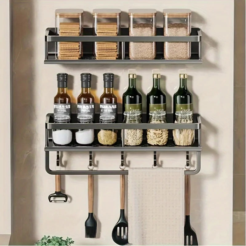 Hocozy - Shelf for Kitchen Spice Storage - kitchen Storage organizer drawer dish rack drying cabinet pot pan holder