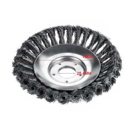 Hocozy - Garden Weed Brush for Lawn Mowers and Trimmers - Weed Removal Tool Heavy-Duty Brush Head Landscape Maintenance Outdoor Gardening Accessory Durable Design Easy Attachment Lawn Care Tool