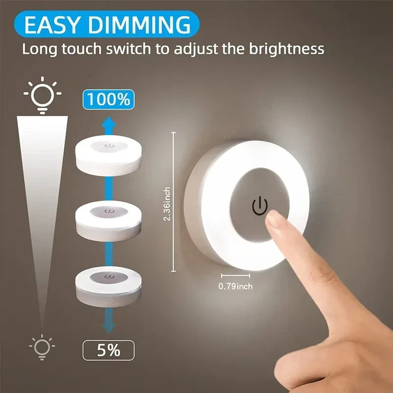 Hocozy - Portable Touch Sensor Night Light - light accessoires lamp led modern sensor solar decor waterproof wireless wall