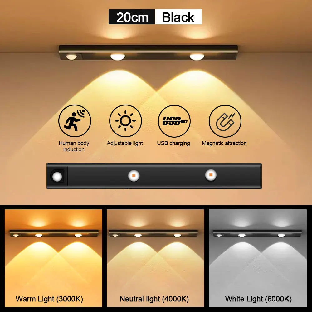 Hocozy - Motion Sensor Wireless Light - light accessoires lamp led modern sensor solar decor waterproof wireless wall