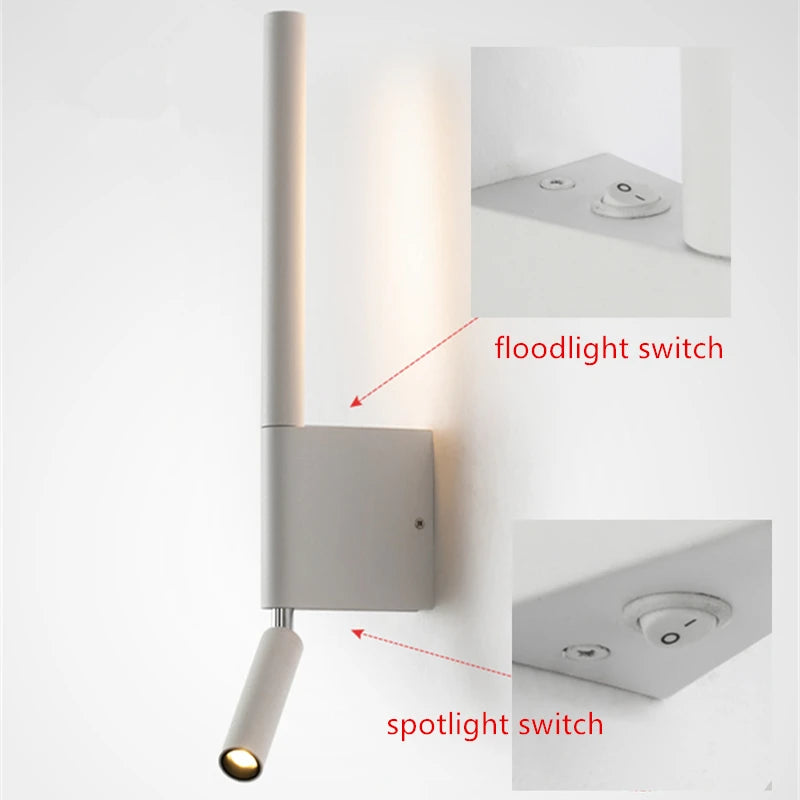 Hocozy - Rotatable Bedside Wall Lamp -