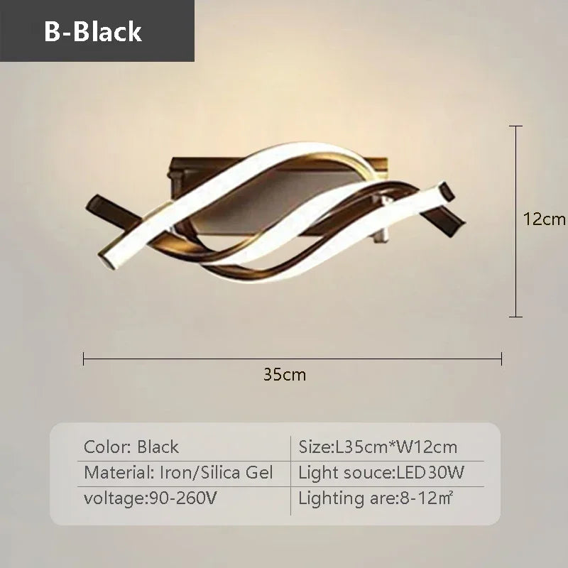 Hocozy - Modern LED Ceiling Light for Hallways and Corners - light accessoires lamp led modern sensor solar decor waterproof wireless wall