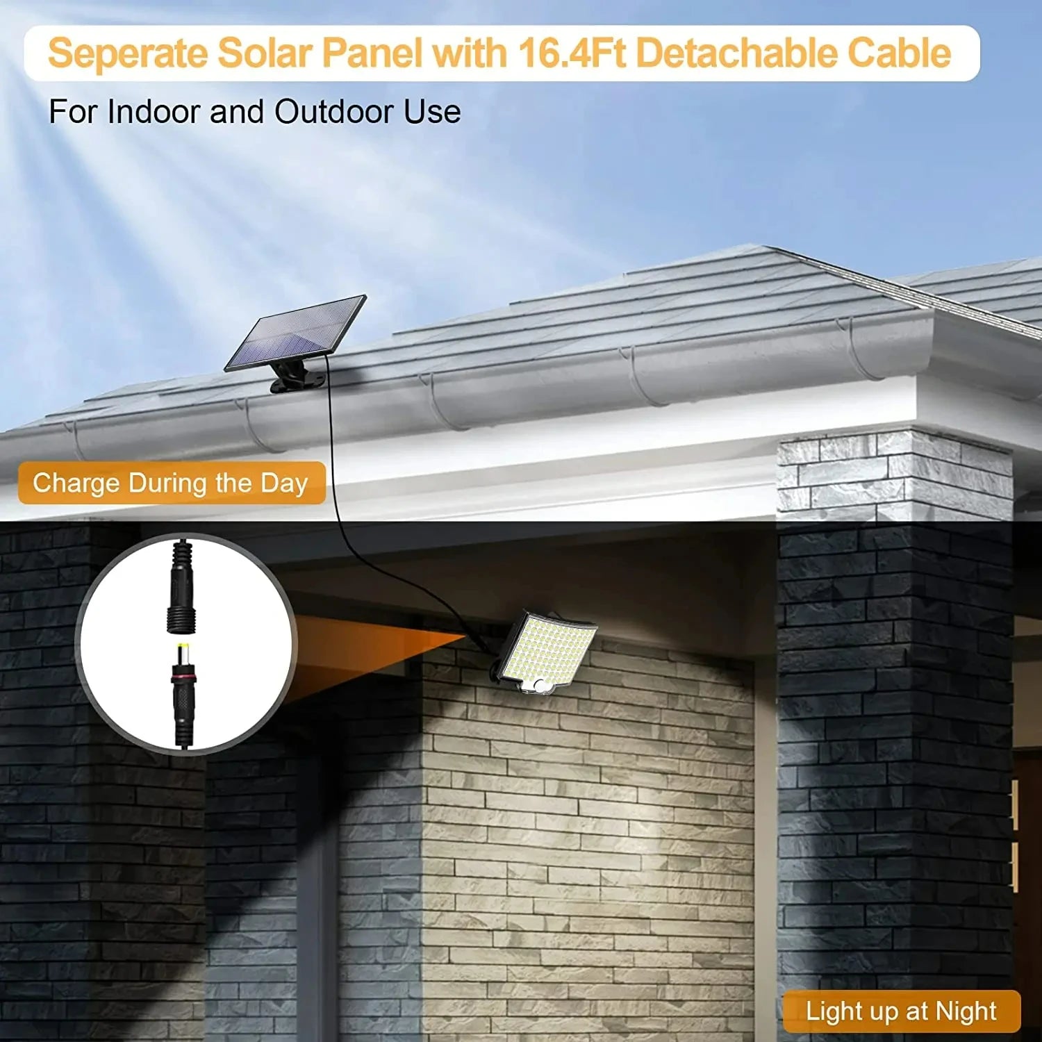 Hocozy - Bright Solar Light with Motion Sensor - light accessoires lamp led modern sensor solar decor waterproof wireless wall