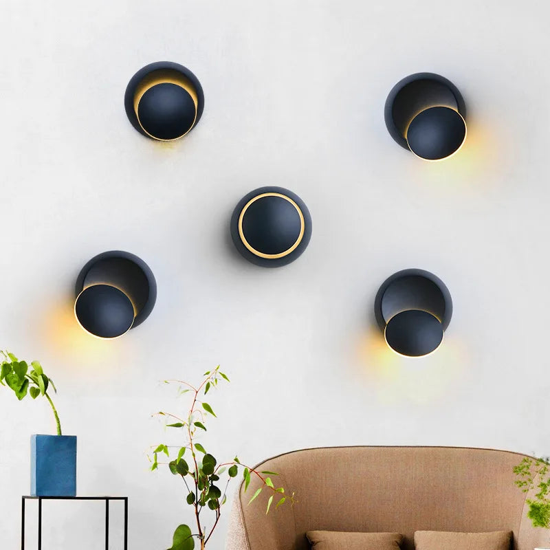 Hocozy - Rotatable LED Modern Indoor Wall Lamp - light accessoires lamp led modern sensor solar decor waterproof wireless wall