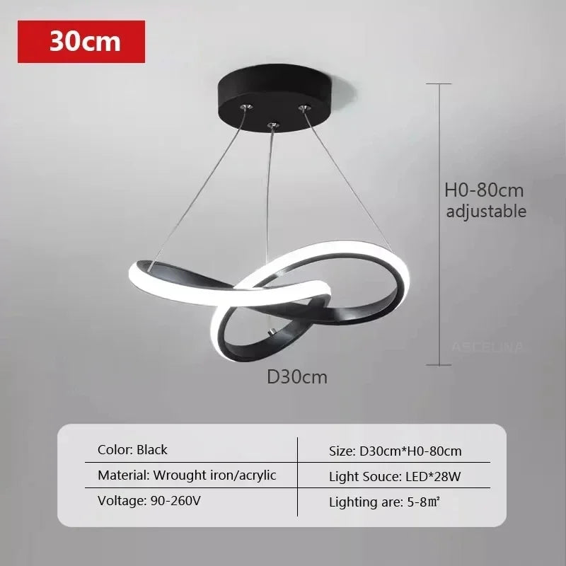 Hocozy - Nordic LED Ceiling Pendant Lamp - light accessoires lamp led modern sensor solar decor waterproof wireless wall