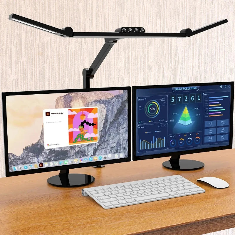 Hocozy - LED Desk Lamp with a Clamp - light accessoires lamp led modern sensor solar decor waterproof wireless wall
