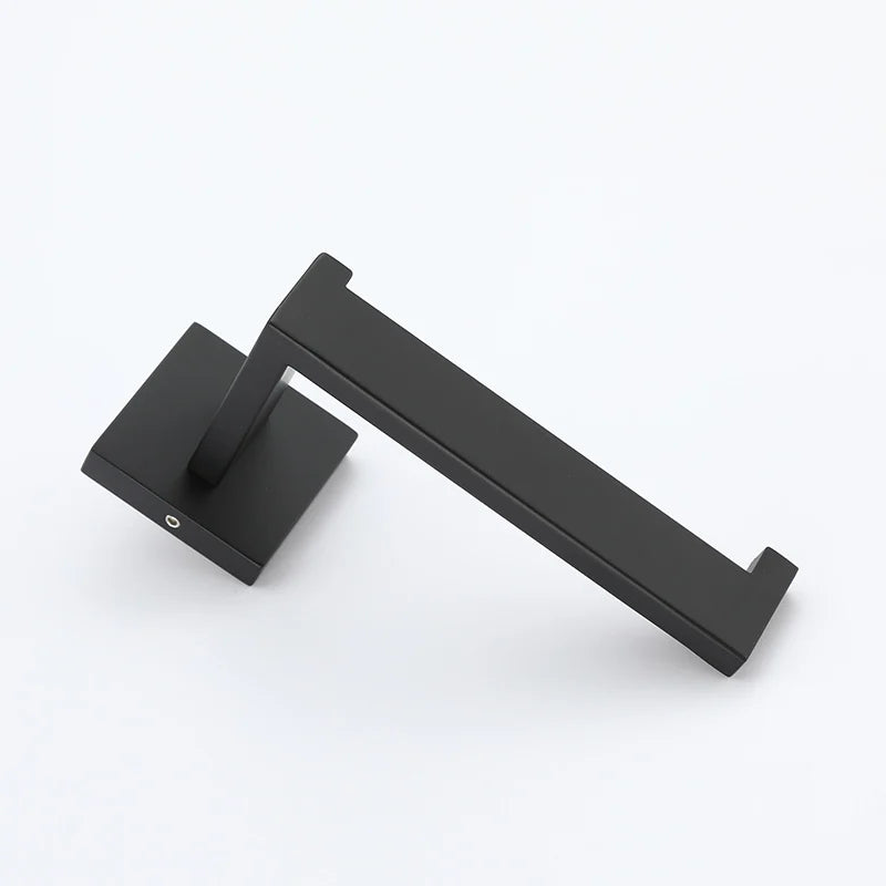 Hocozy - Matte Black Bathroom Hardware Set - bathroom toilet rack holder shelf hardware organizer accessories