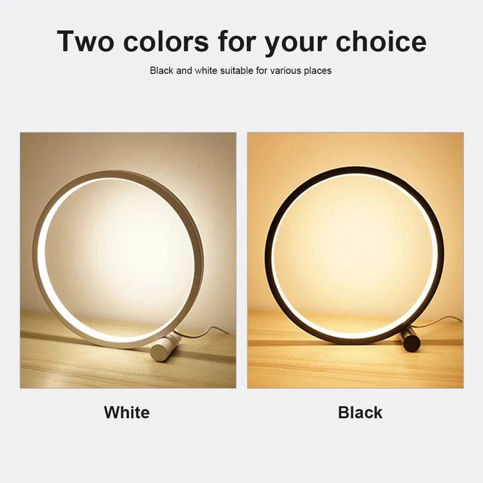 Hocozy - Circular LED Table Lamp - light accessoires lamp led modern sensor solar decor waterproof wireless wall